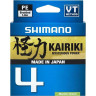 Леска плетёная SHIMANO KAIRIKI 4 PE 150 м разноцветная 0,10 мм 6,8 кг LDM54TE0810015M