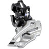 Переключатель передний SHIMANO DEORE, M5100-M, SIDE-SWING, на хомут 34,9 (с адаптером 28,6/31,8), для 2x11 скоростей IFDM5100MX4