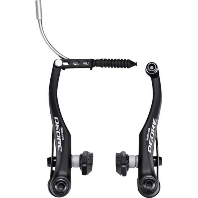 Тормоз v-br SHIMANO DEORE, BR-T610, черный, задние колодки S70C EBRT610RX41SLP